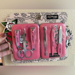 Ed Hardy 6-Piece Travel Manicure Set